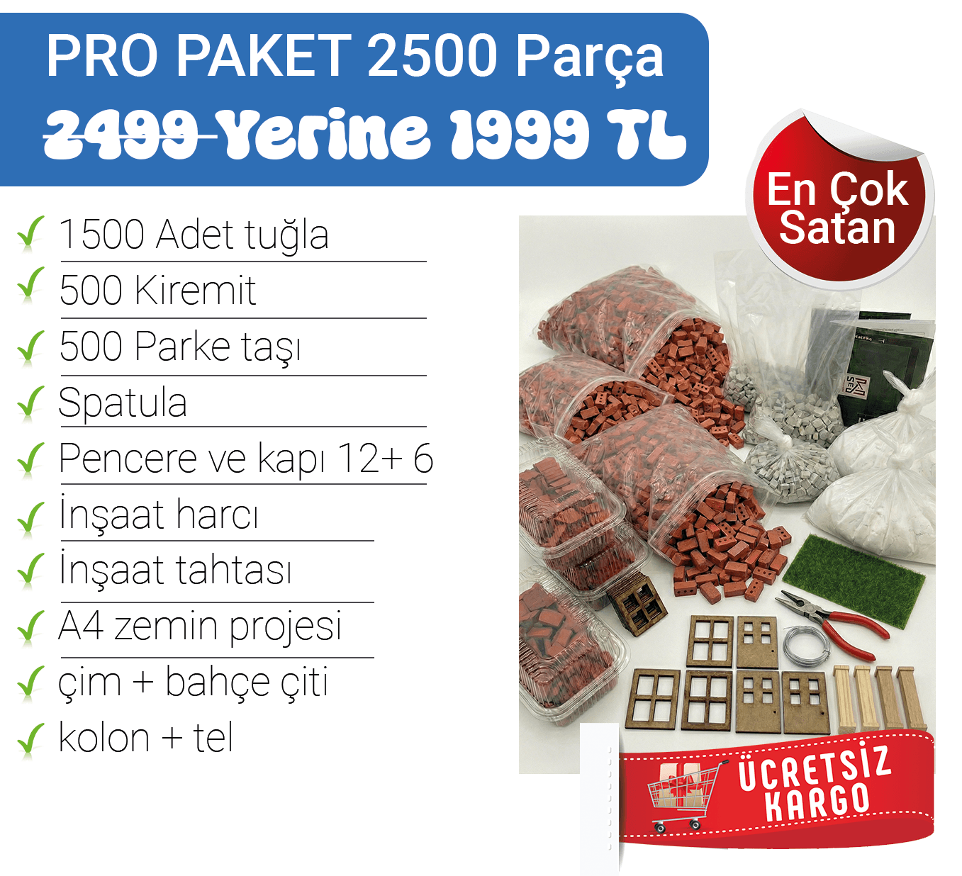 Pro Paket 2500 Parça